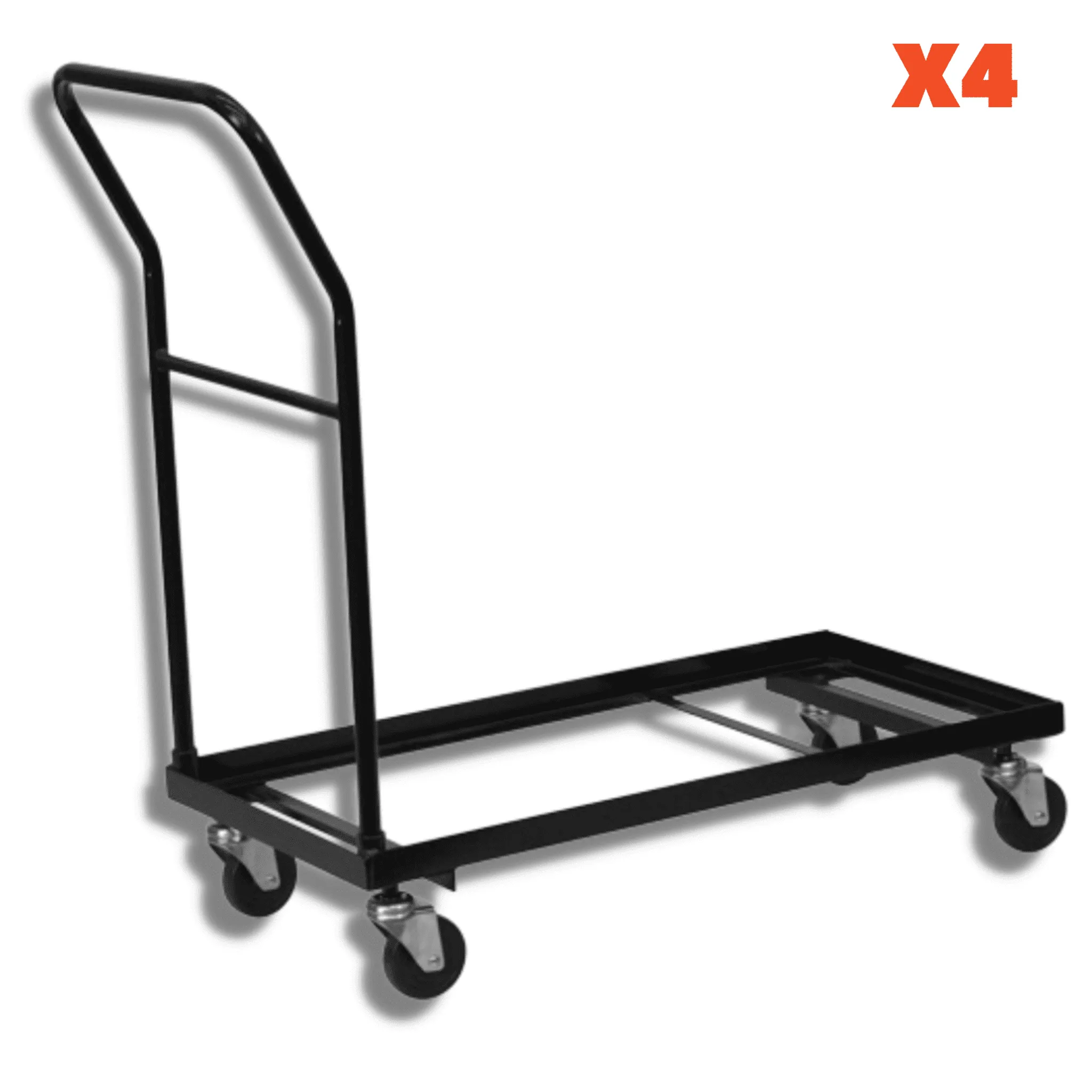 200 Hercules Plastic Folding Chairs with Dollies Package