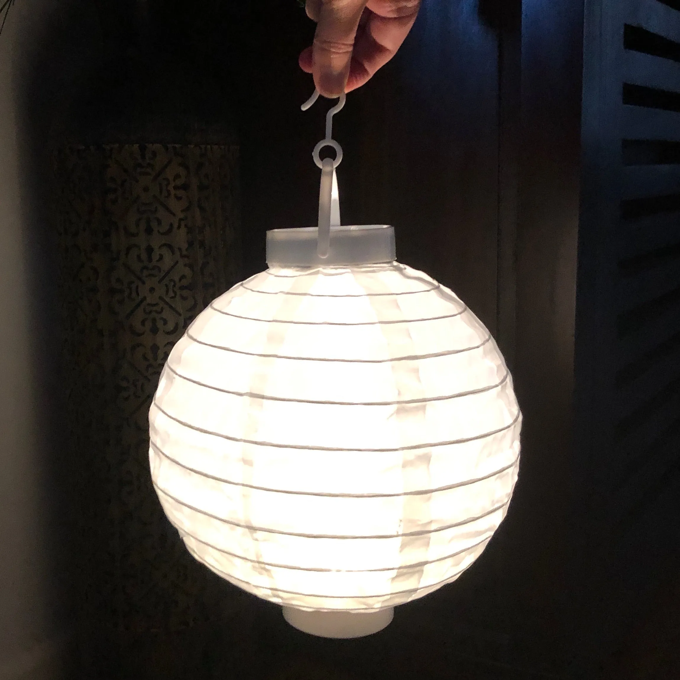20cm Nylon LED Lantern (lighting included)