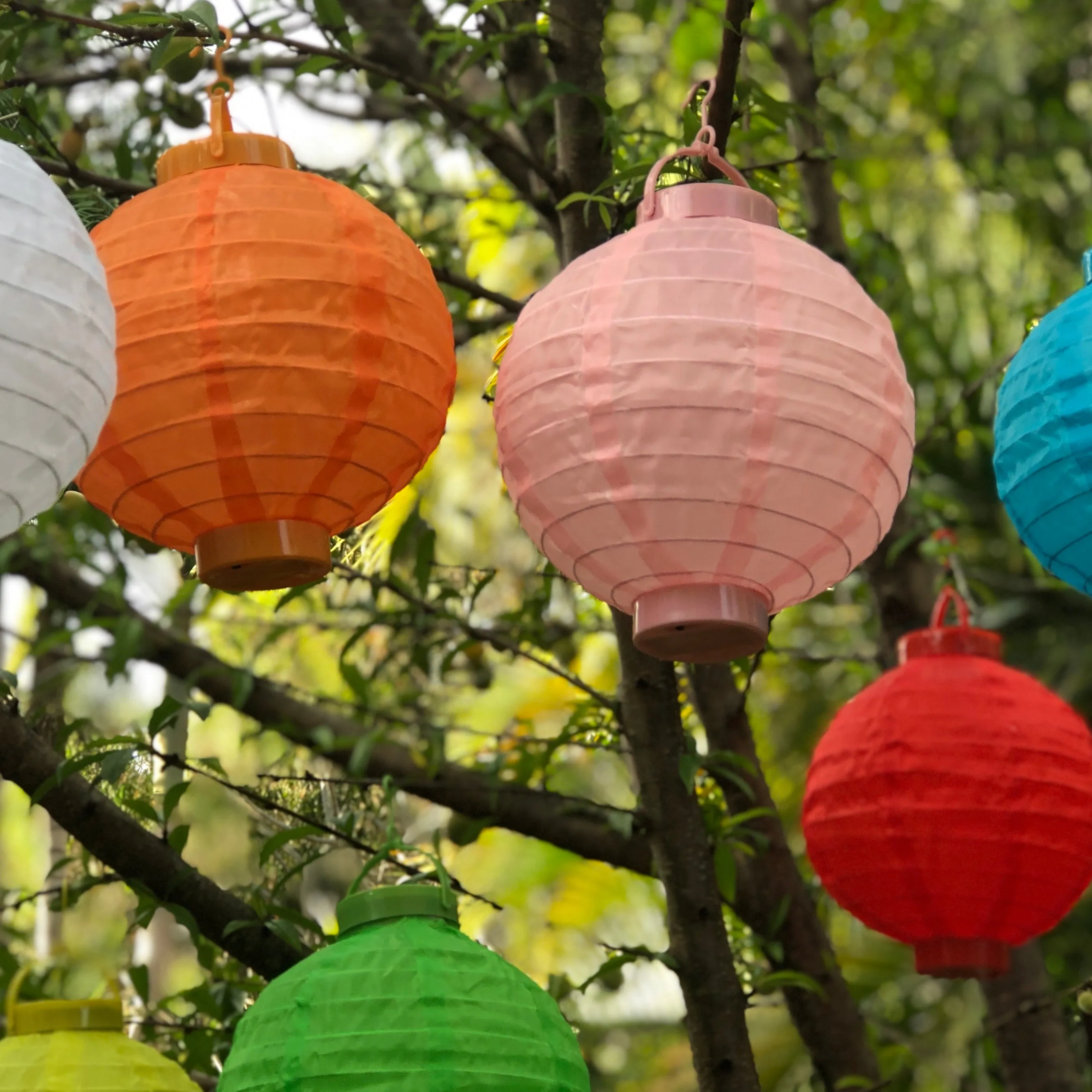 20cm Nylon LED Lantern (lighting included)