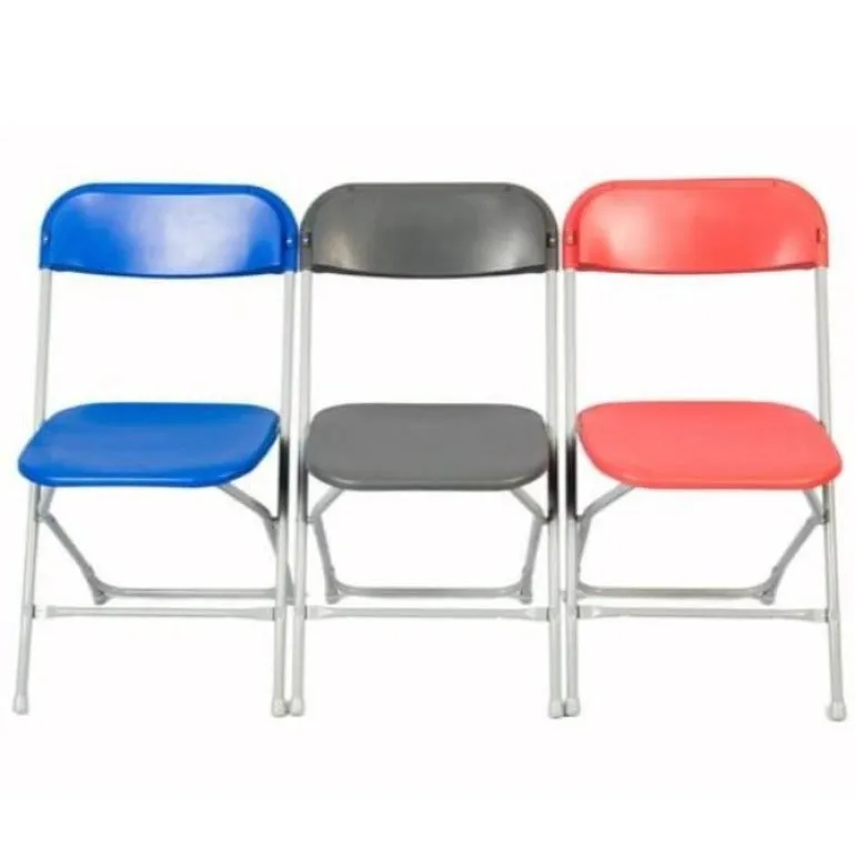 40 x Classic Straight Back Folding Chair   Trolley Bundle