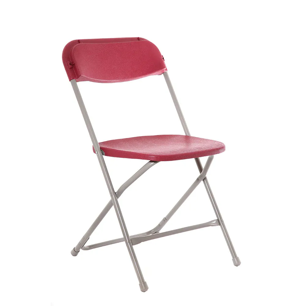40 x Classic Straight Back Folding Chair   Trolley Bundle