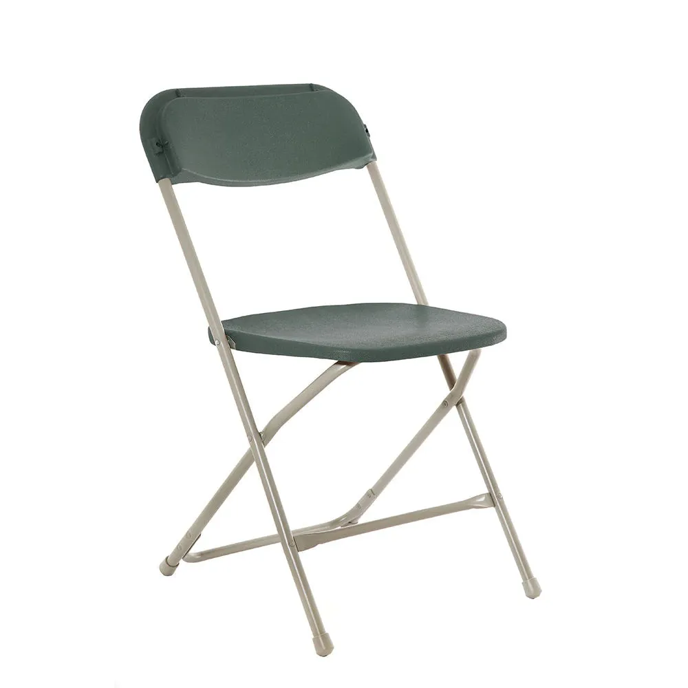 40 x Classic Straight Back Folding Chair   Trolley Bundle