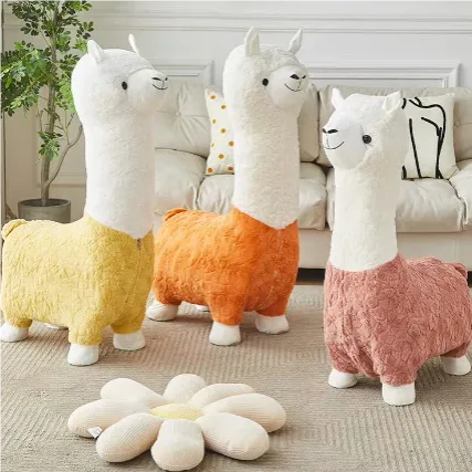 ALPACA COLORFUL STOOL CHIAR