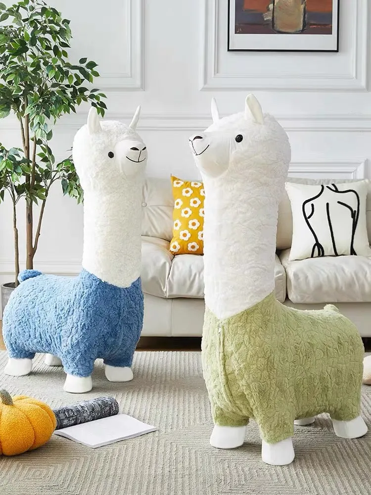 ALPACA COLORFUL STOOL CHIAR