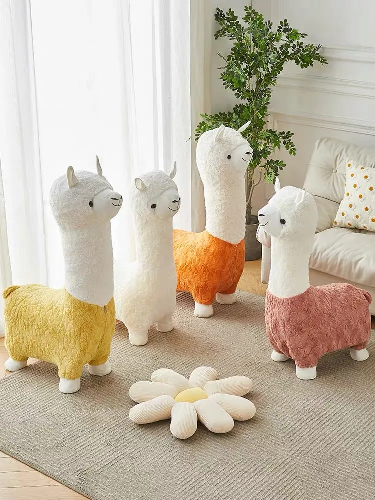 ALPACA COLORFUL STOOL CHIAR