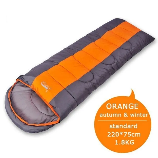 Camping Sleeping Bag, Lightweight 4 Season Warm & Cold