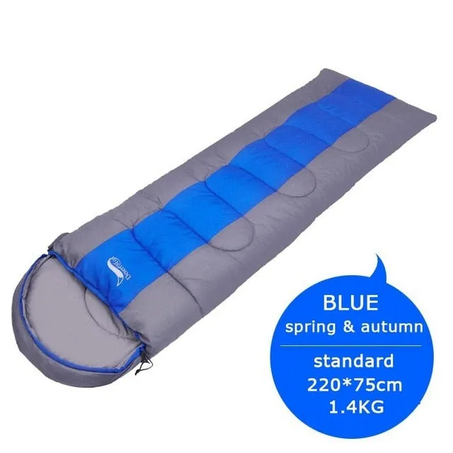 Camping Sleeping Bag, Lightweight 4 Season Warm & Cold