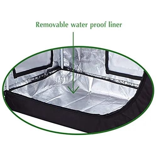 cdmall 60''x48''x80'' Grow Tent 2-in-1 Lodge Propagation and Flower Hydroponic Indoor Plants Dark Room(60''x48''x80'' Tent)