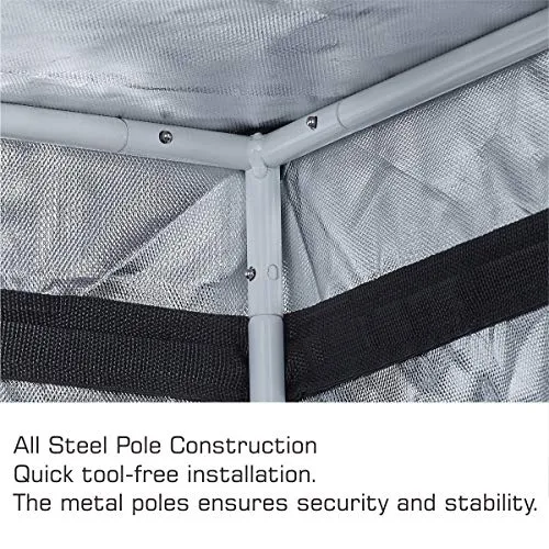 cdmall 60''x48''x80'' Grow Tent 2-in-1 Lodge Propagation and Flower Hydroponic Indoor Plants Dark Room(60''x48''x80'' Tent)