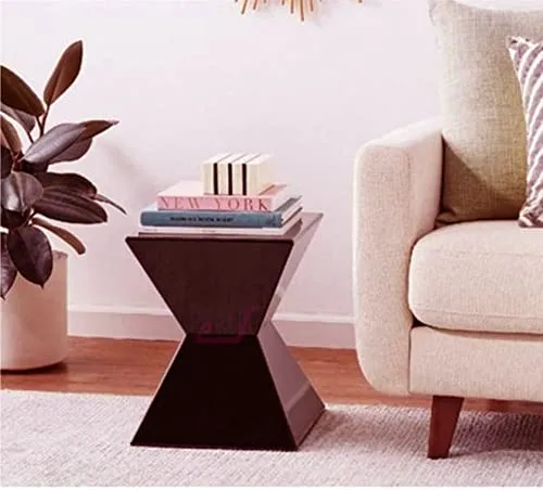 DDS Dream Decor Shoppee Side Table, Nightstand Coffee End Table for Living Room, Bedroom, Small Spaces (Green, Brown, Wood)