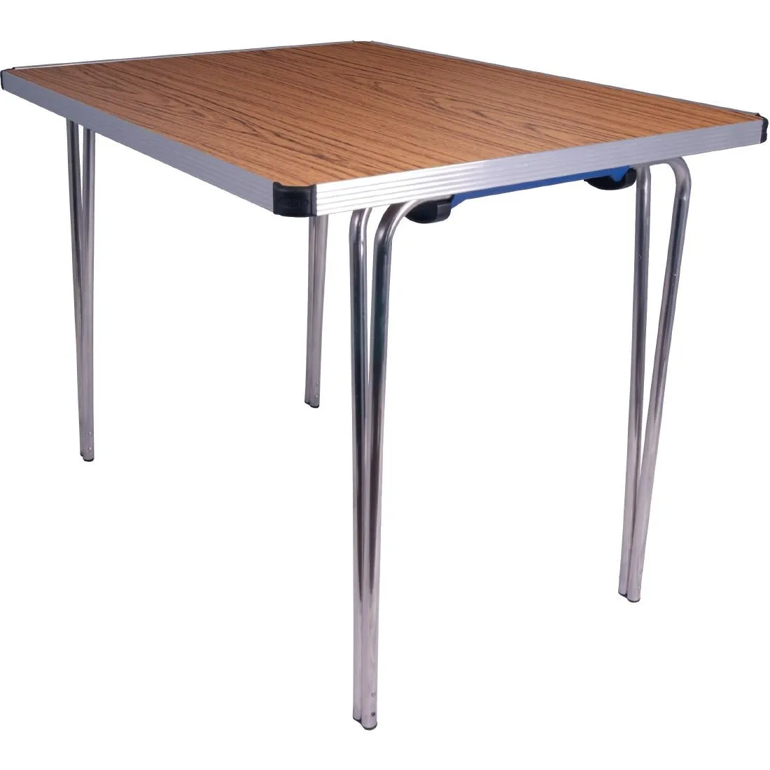 DM695 Gopak Contour Folding Table Teak 3ft
