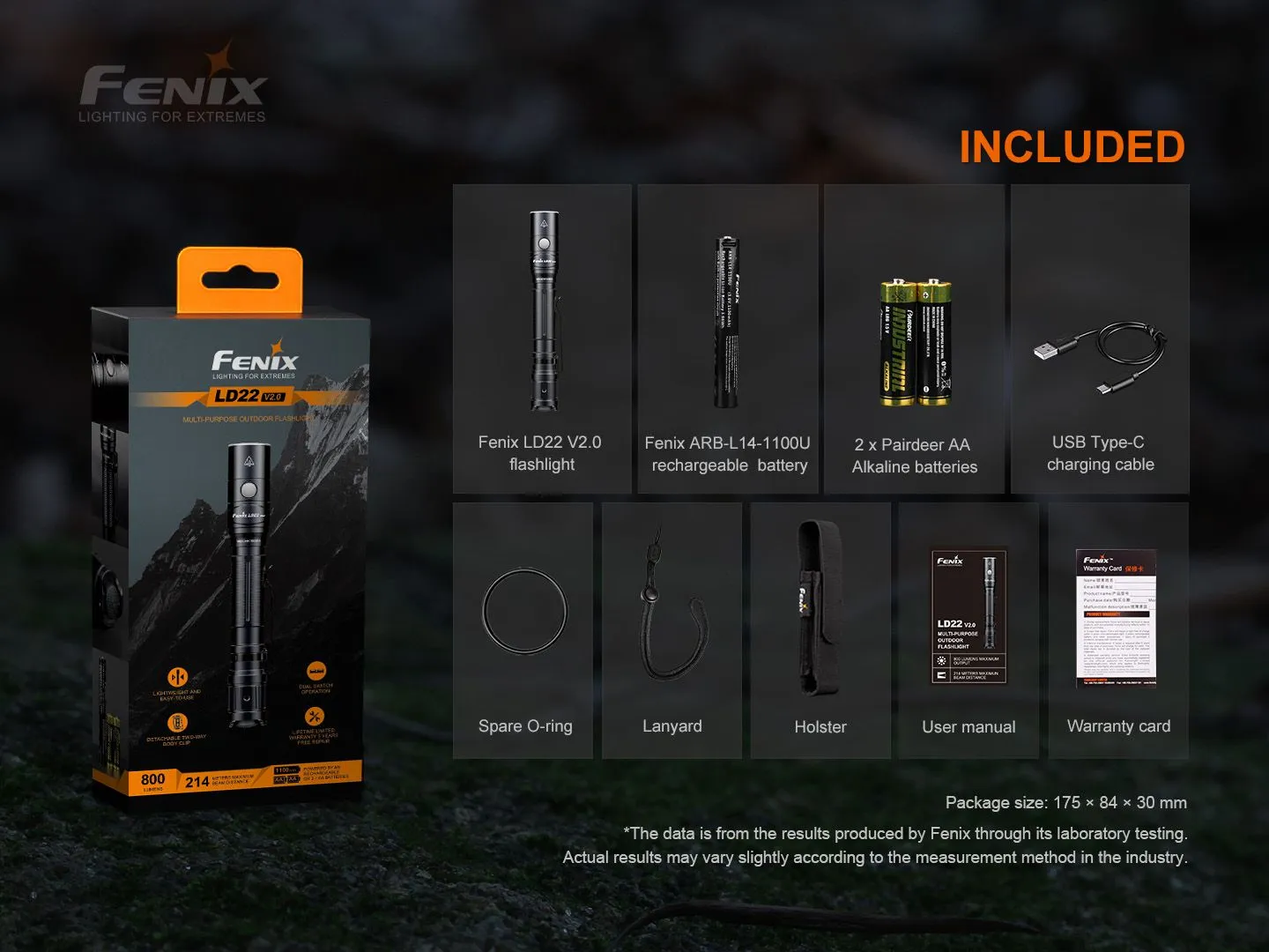 Fenix LD22 V2 Multi Use Flashlight