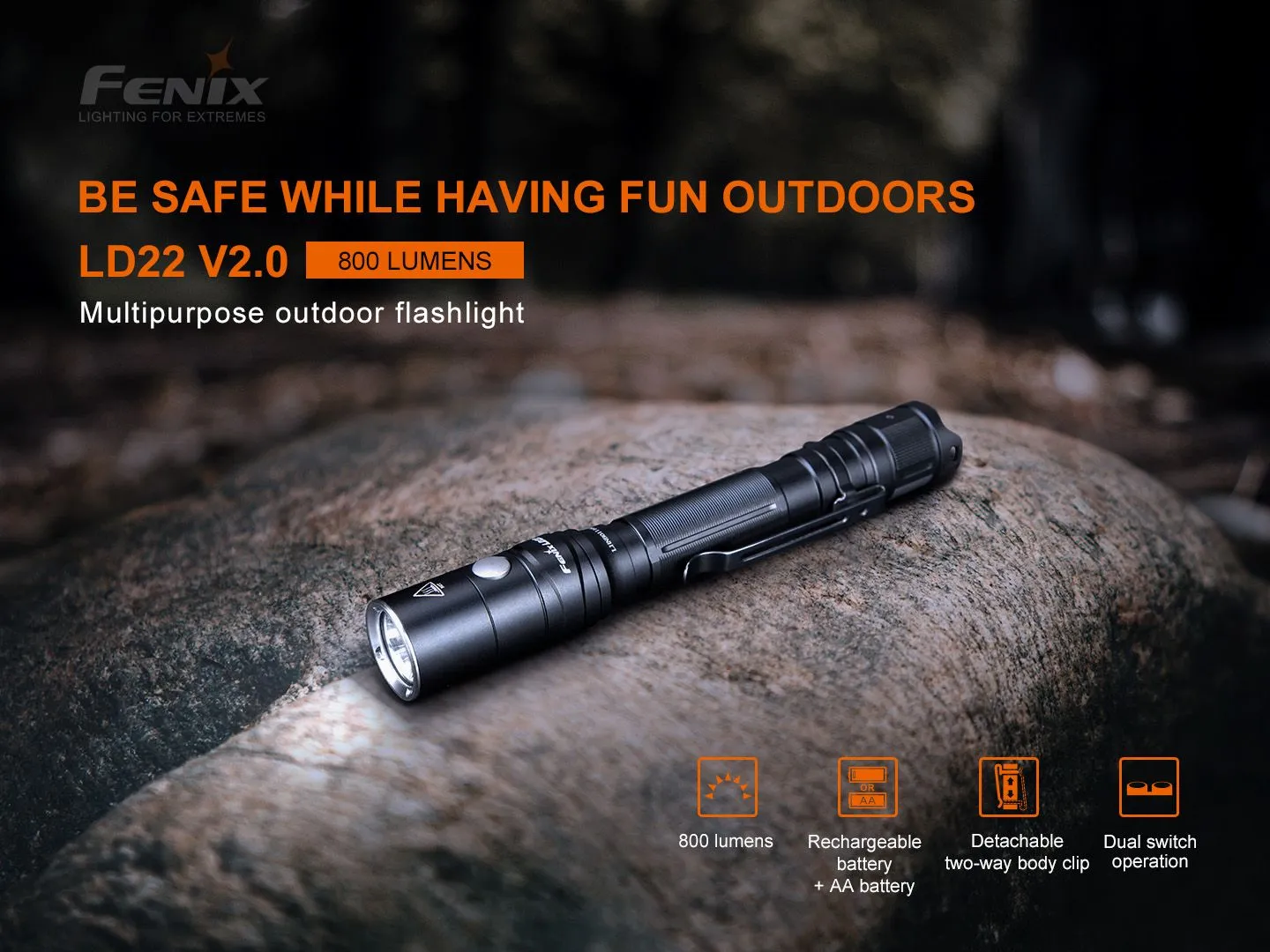 Fenix LD22 V2 Multi Use Flashlight
