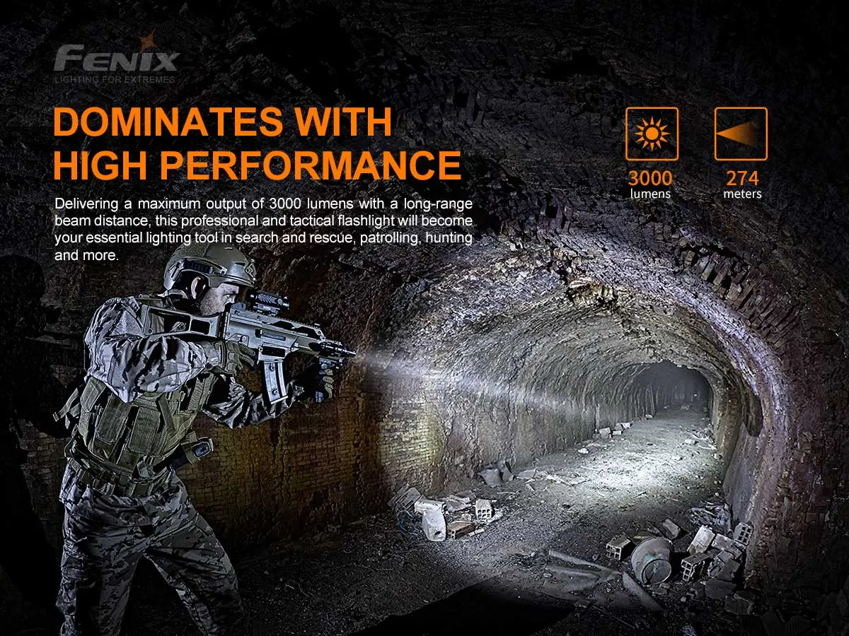 Fenix PD36 TAC 3000 Lumen Flashlight
