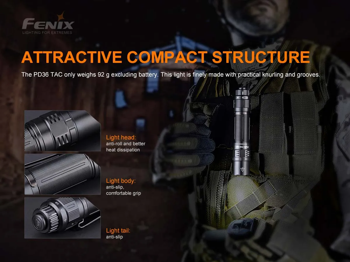 Fenix PD36 TAC 3000 Lumen Flashlight