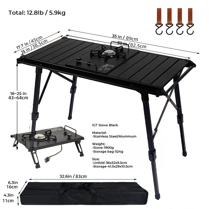 IGT Multi Function Camping Table