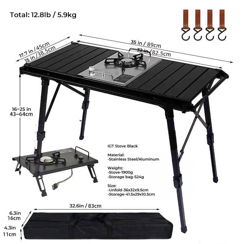 IGT Multi Function Camping Table