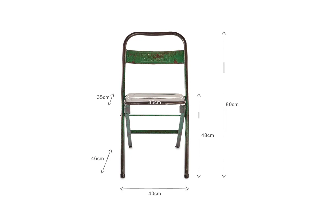 Ishan Reclaimed Folding Chair