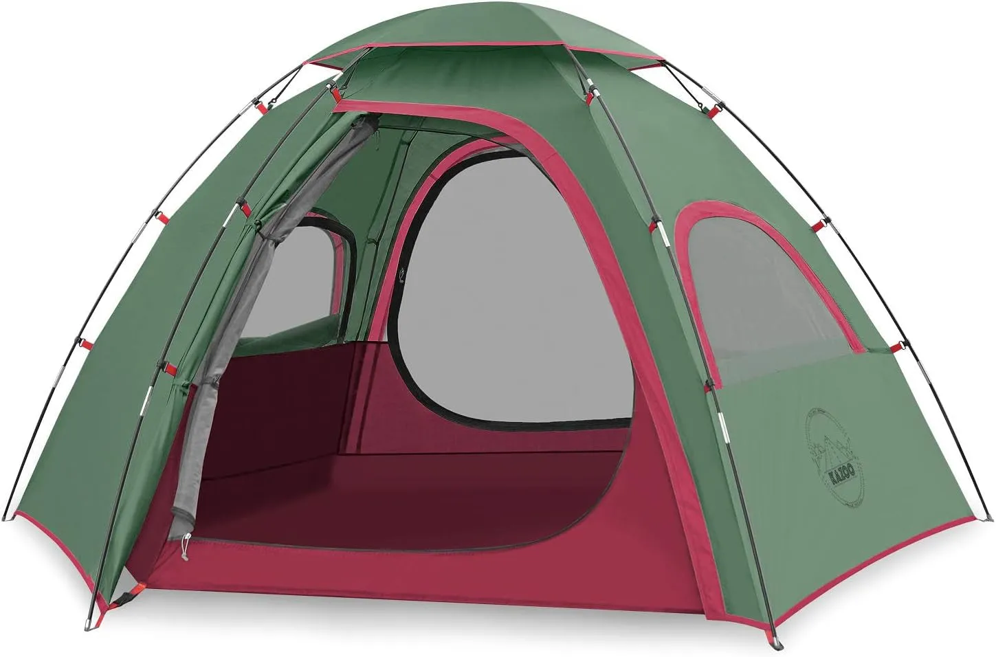 KAZOO Outdoor Camping Tent 2/4 Person Waterproof Camping Tents