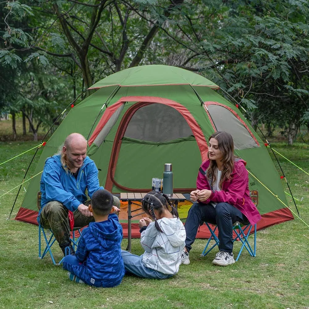 KAZOO Outdoor Camping Tent 2/4 Person Waterproof Camping Tents