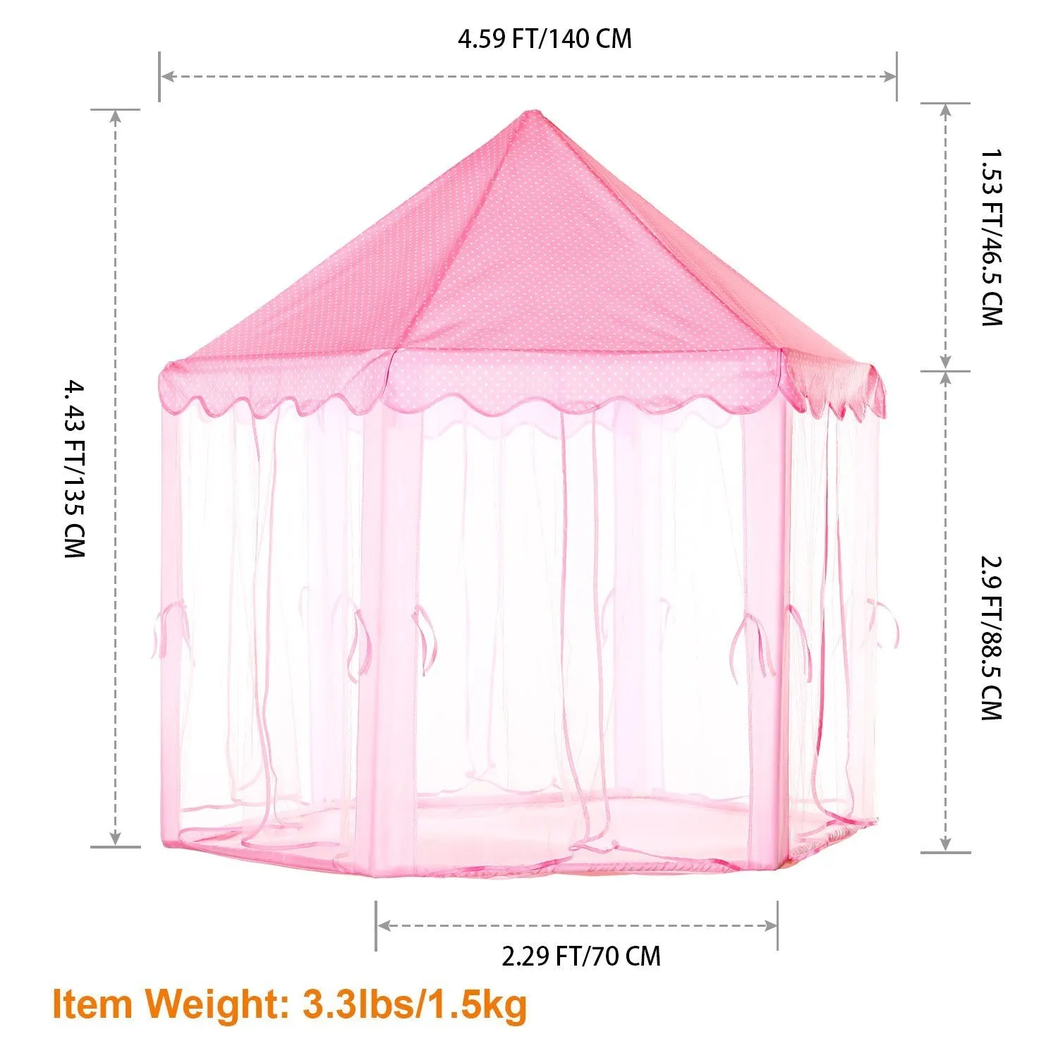 Kids Play Tent Princess for Girls