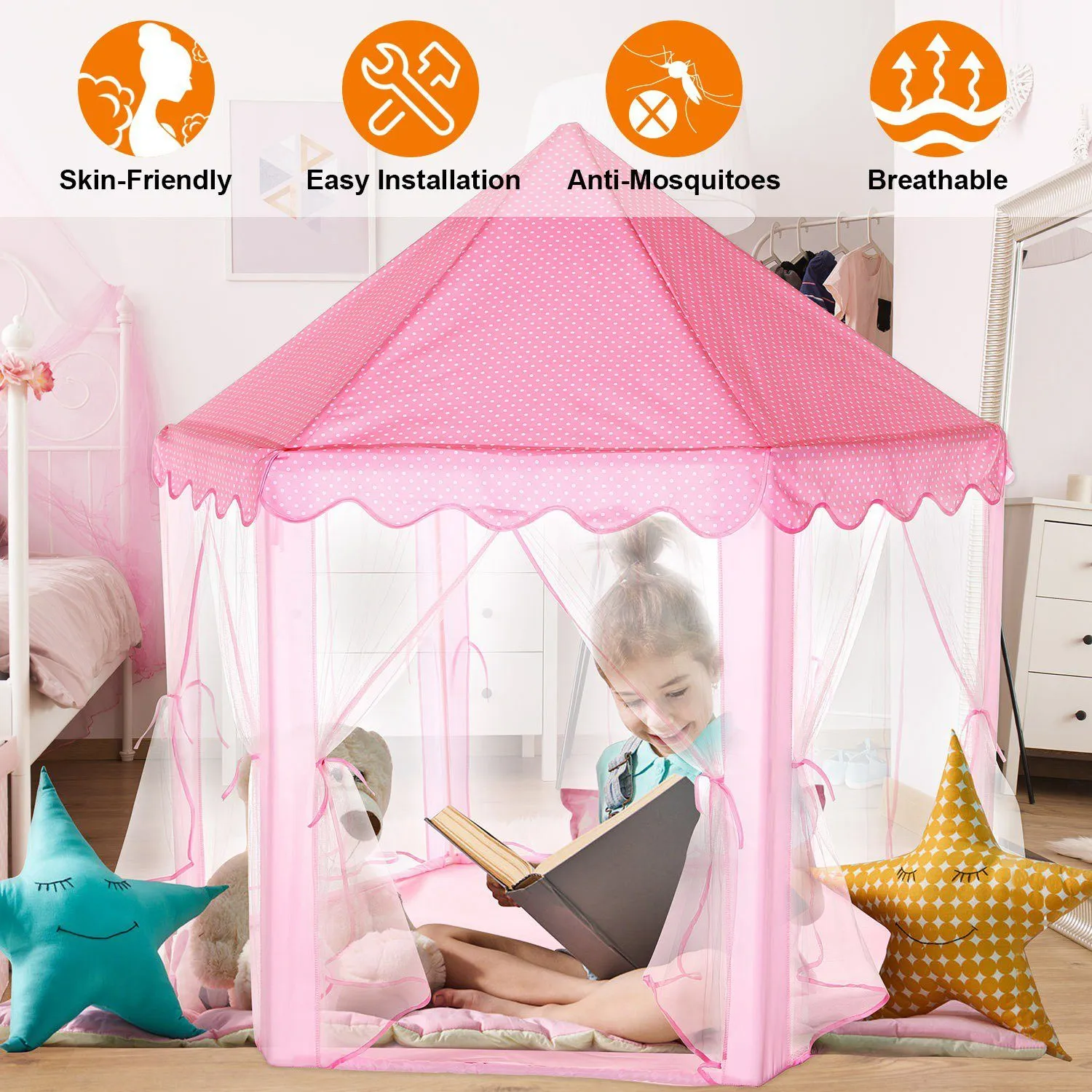 Kids Play Tent Princess for Girls