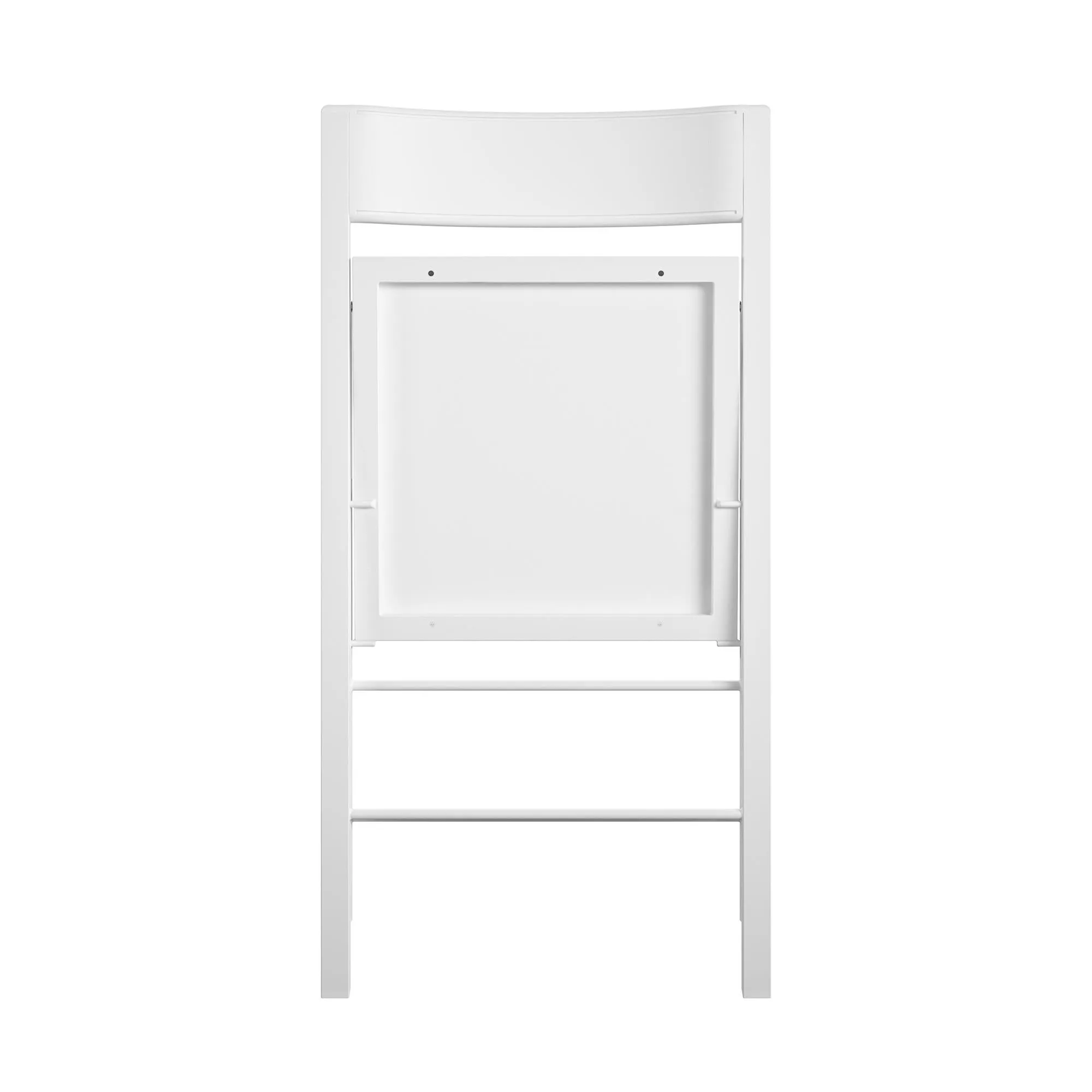 Modern Slim Line Vinyl Padded Folding Chairs, Set of 2