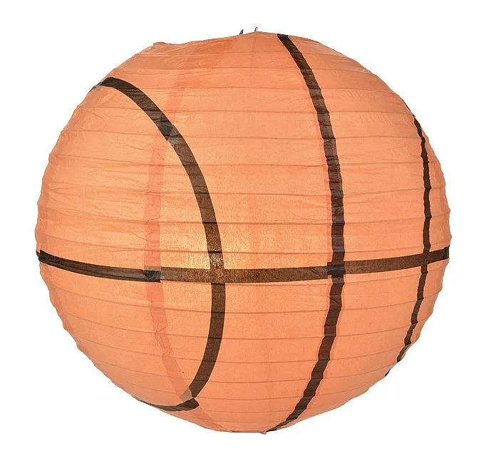 New Jersey College Basketball 14-inch Paper Lanterns 8pc Combo Party Pack - Dark Blue, White