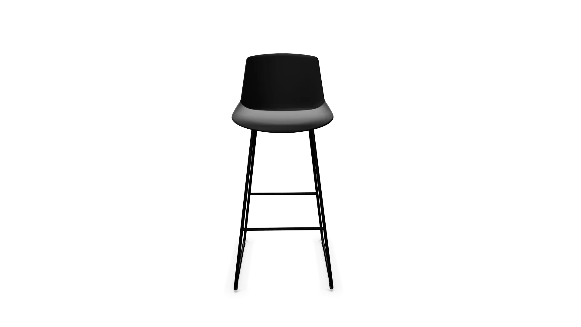 Noom Stool Chair with Cantilever Frame