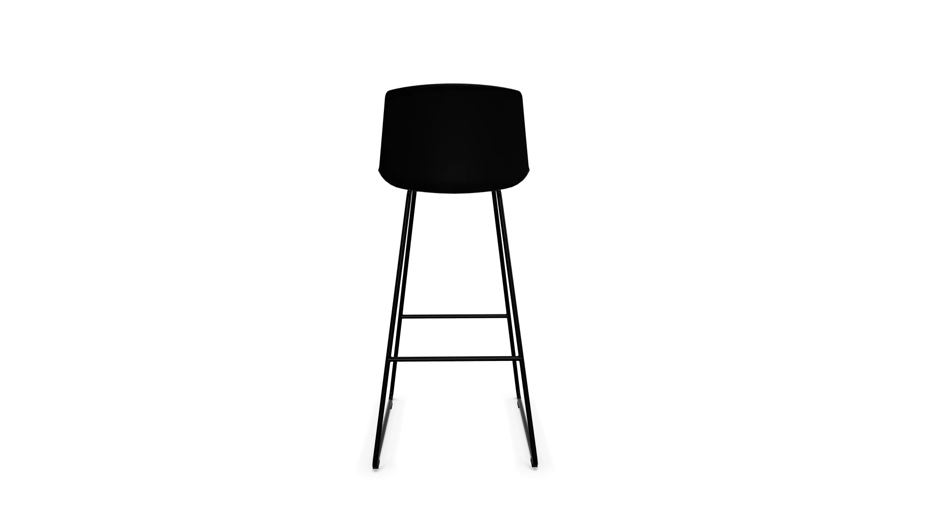 Noom Stool Chair with Cantilever Frame