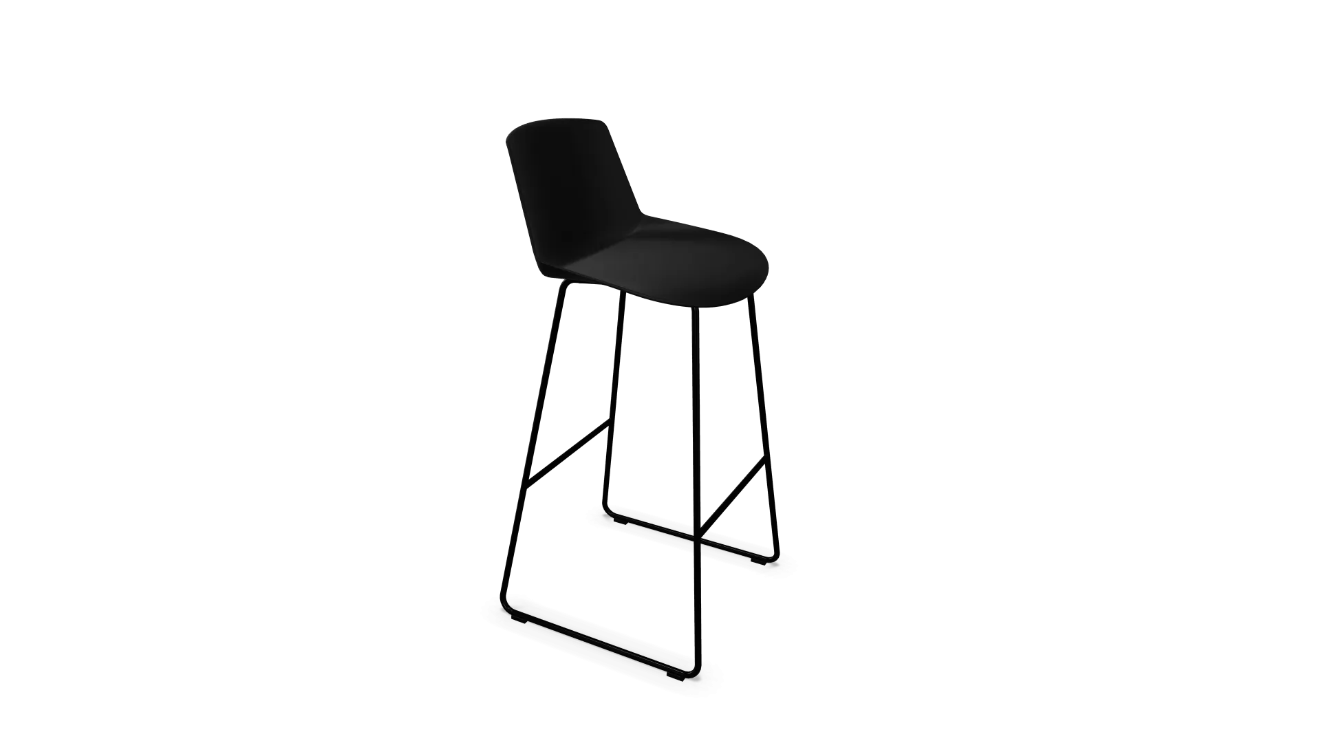 Noom Stool Chair with Cantilever Frame