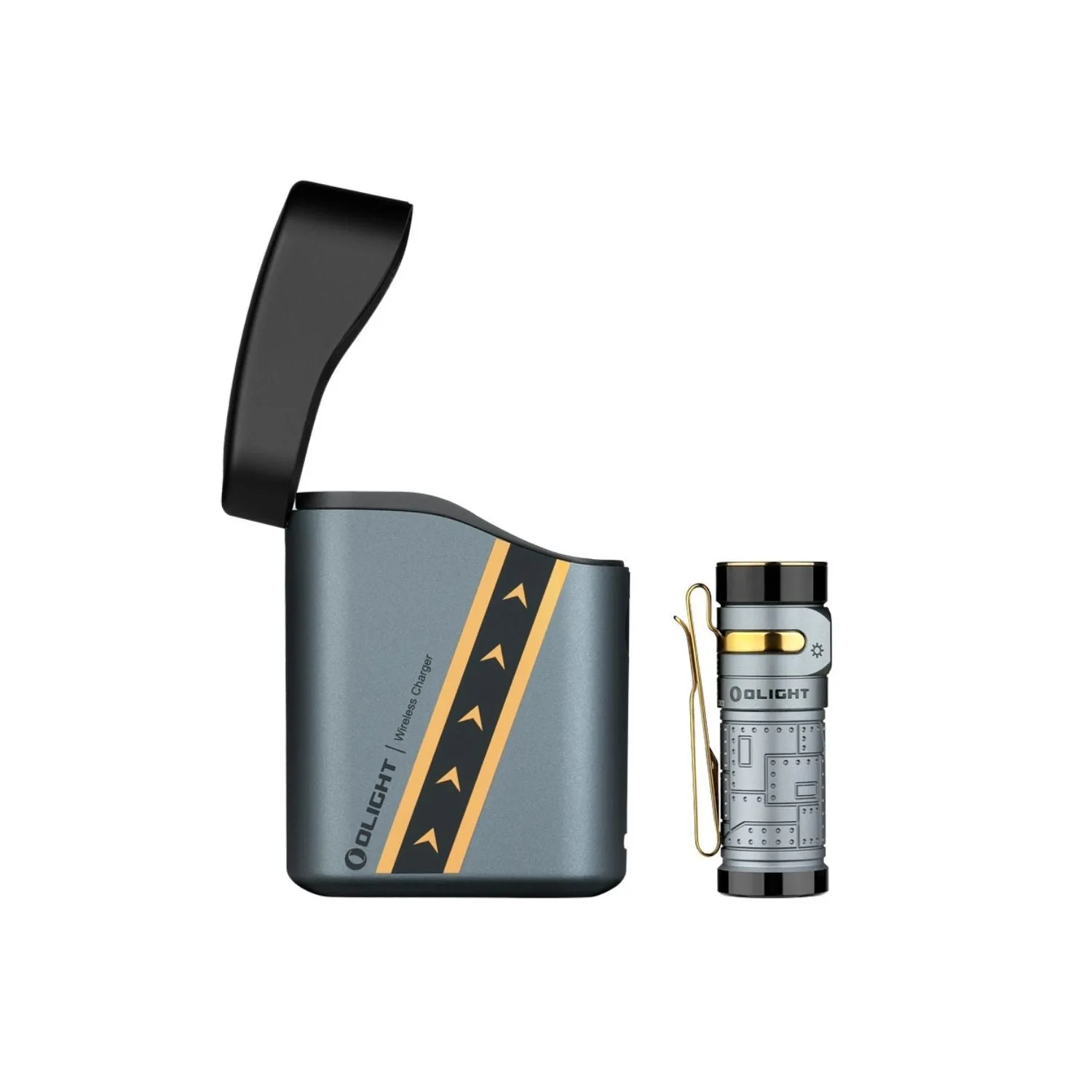 Olight Baton 4 Premium Edition Rechargeable EDC Torch With Wireless Charging Case