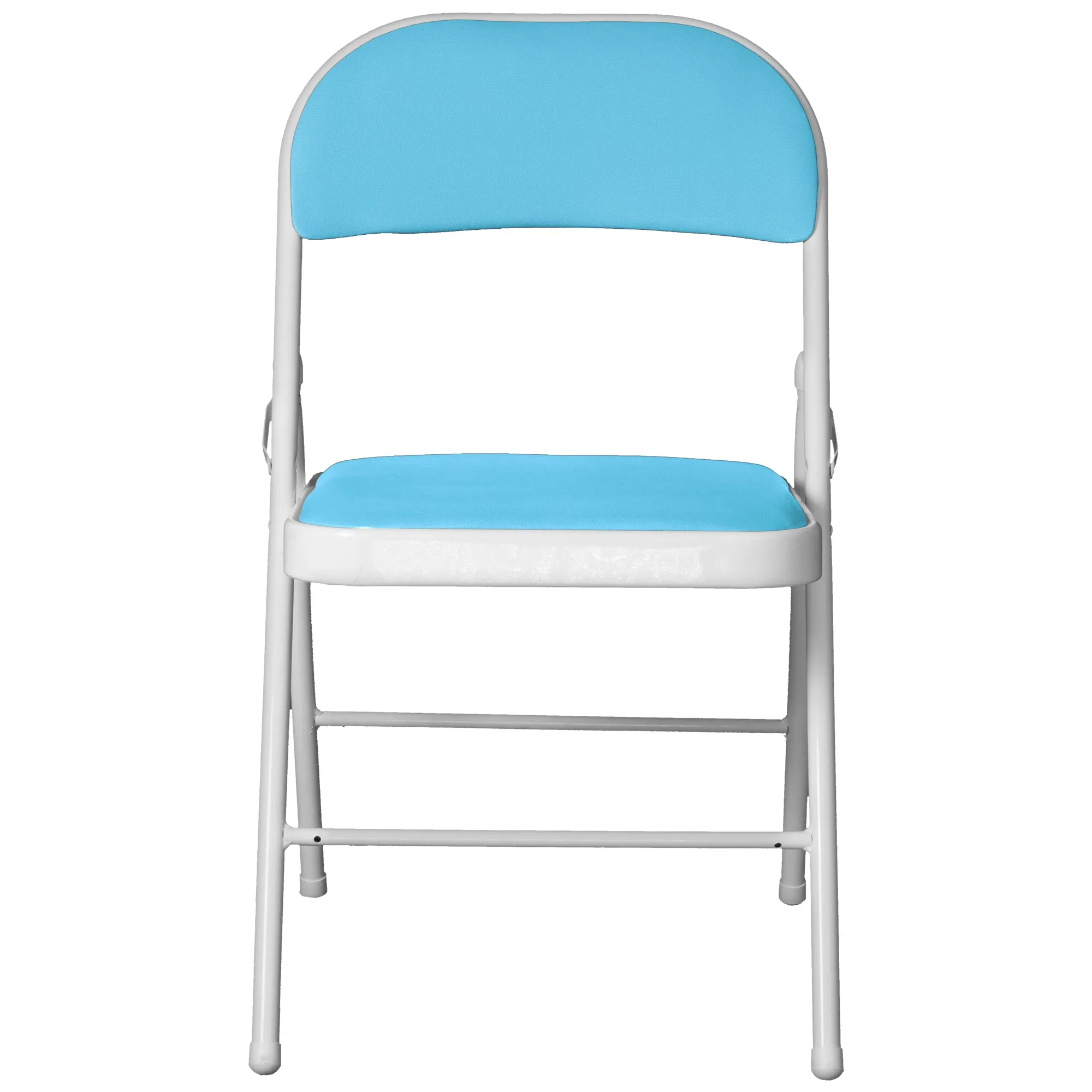 Padded Sky Blue Metal Cafe /Kitchen/ Garden and Outdoor Folding Chair