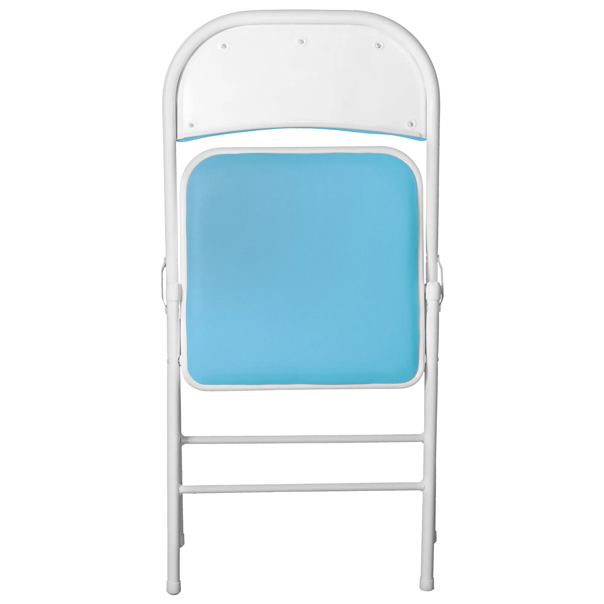 Padded Sky Blue Metal Cafe /Kitchen/ Garden and Outdoor Folding Chair