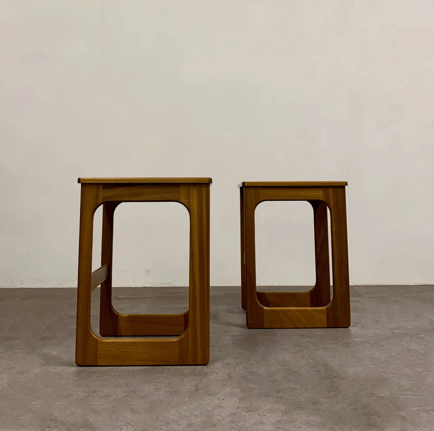 Pair Of Mcintosh Teak Bedside / Side Tables