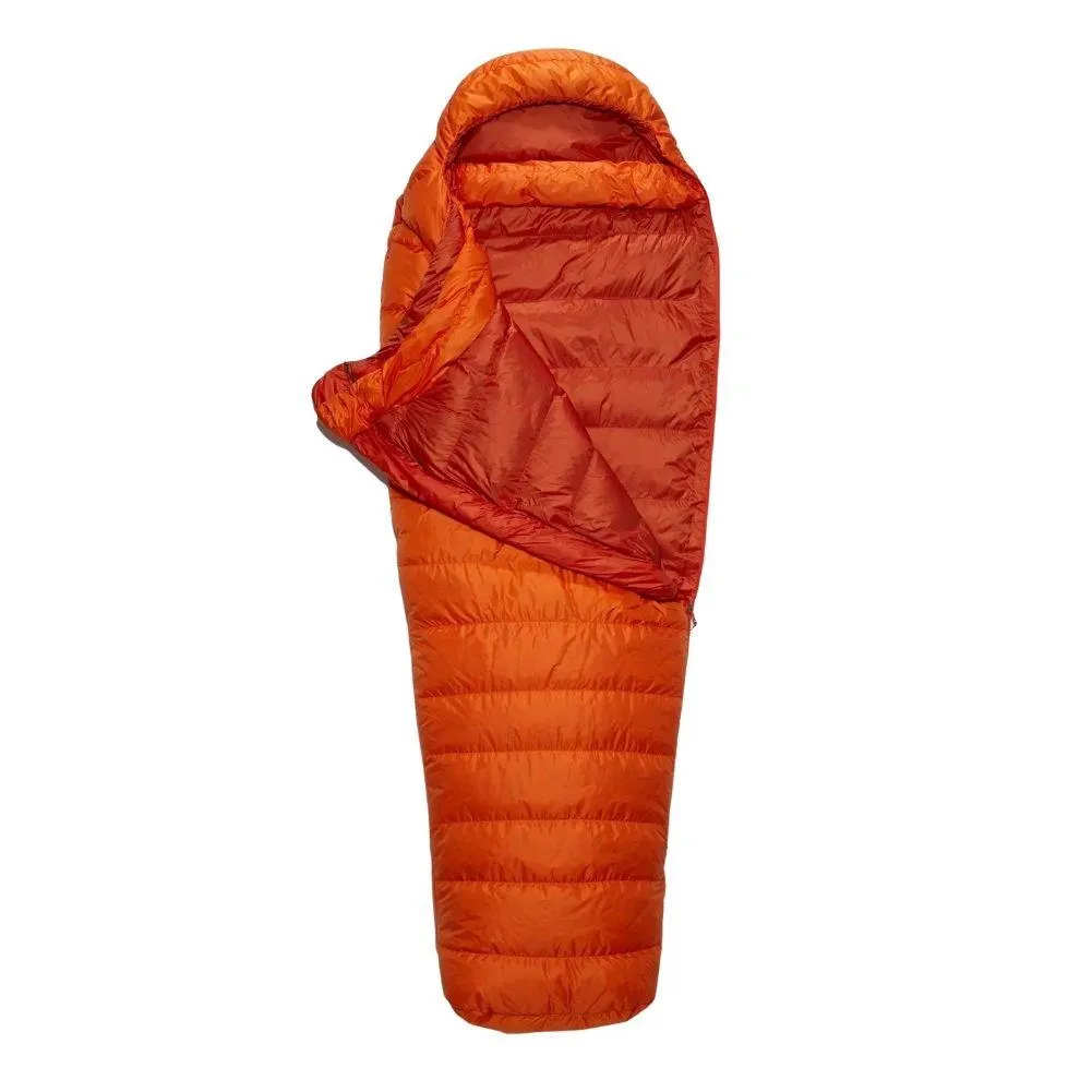 Rab Ascent 300 Down Sleeping Bag - Left Zip (Atomic Orange)