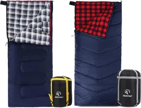 REDCAMP Outdoors Cotton Flannel Sleeping Bag for Camping
