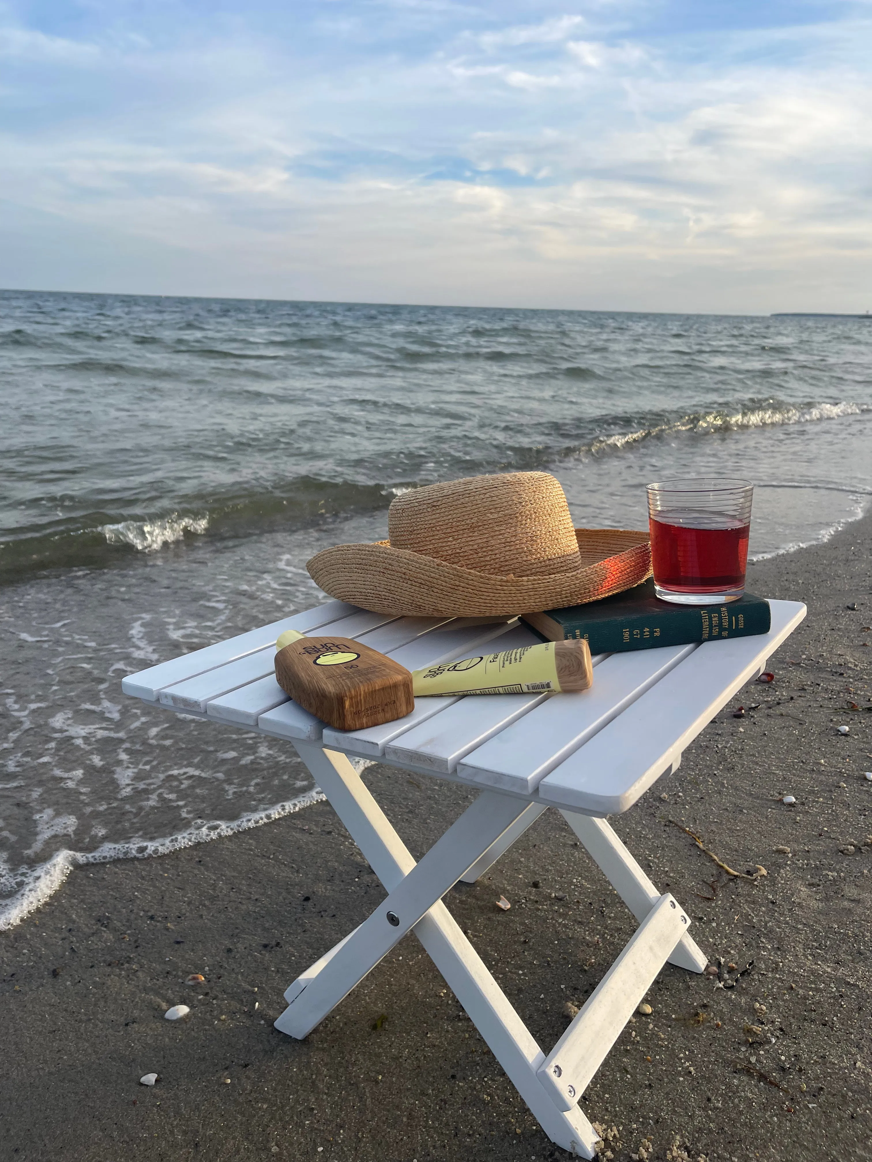 Sandy Neck Beach Table- Coastal White