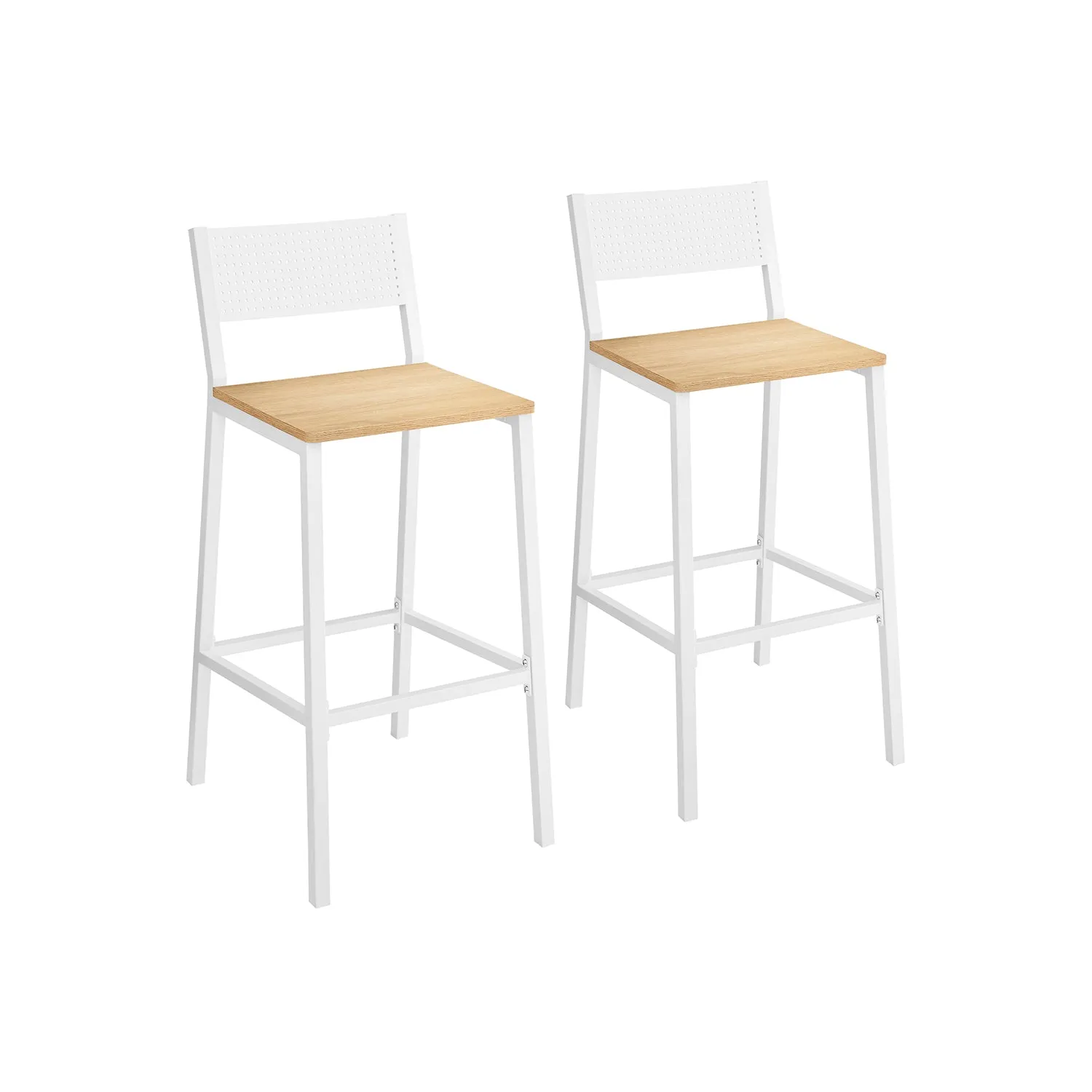 Set of 2 Kitchen Bar Stools