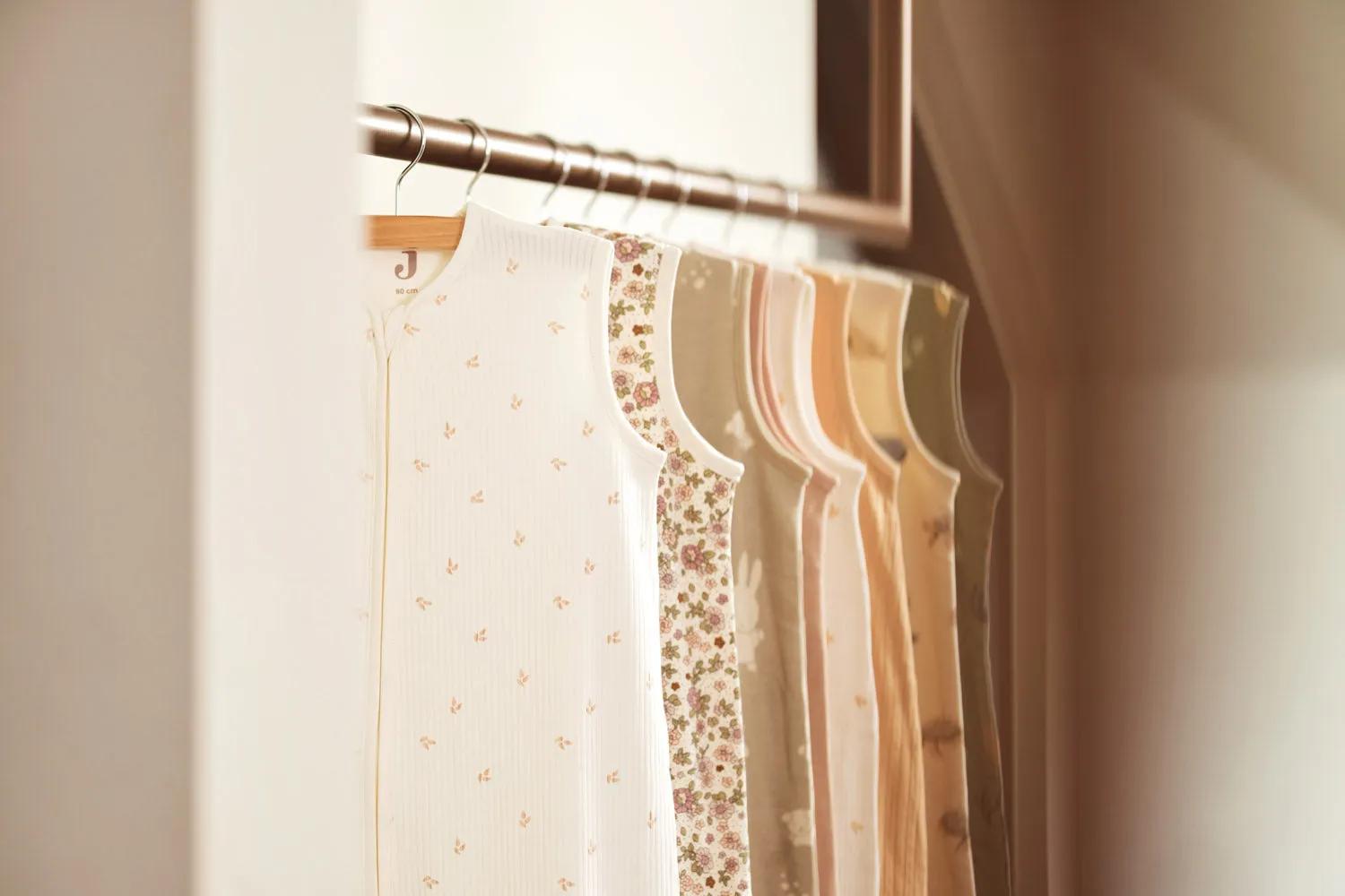 Sleeping Bag Jersey 70cm Retro Flowers