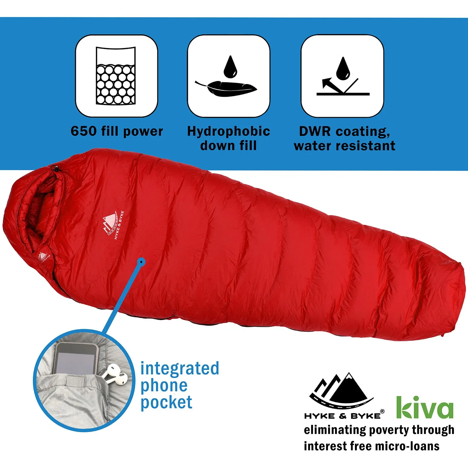 Snowmass 0°F Ultralight 650FP Down Sleeping Bag