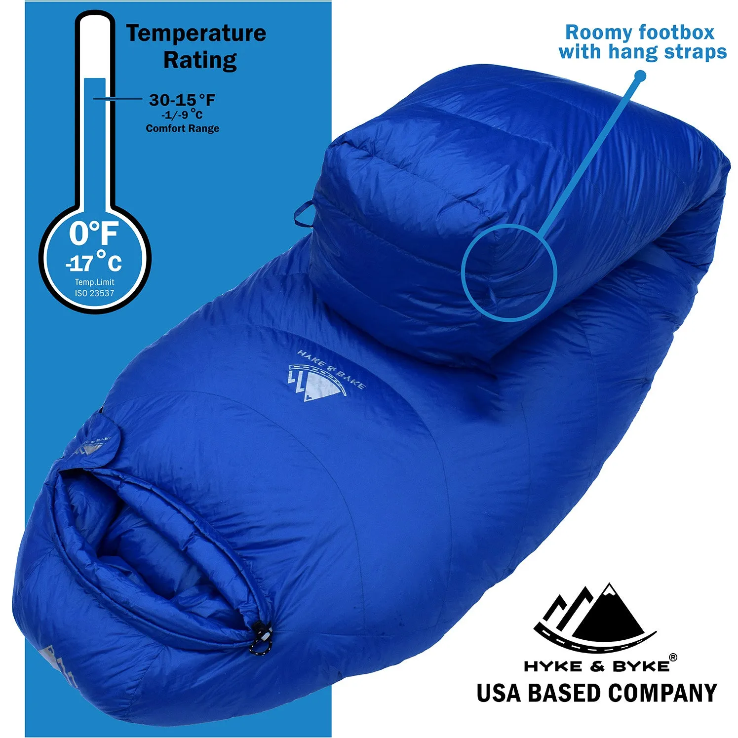 Snowmass 0°F Ultralight 650FP Down Sleeping Bag