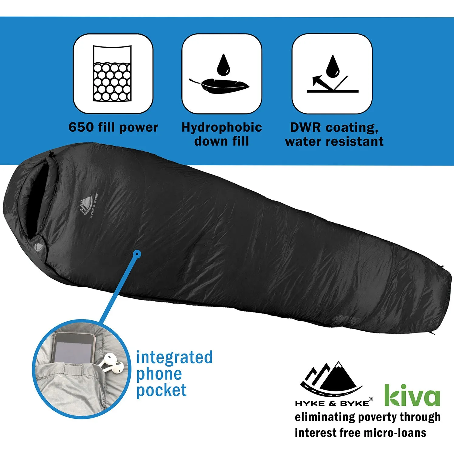 Snowmass 0°F Ultralight 650FP Down Sleeping Bag
