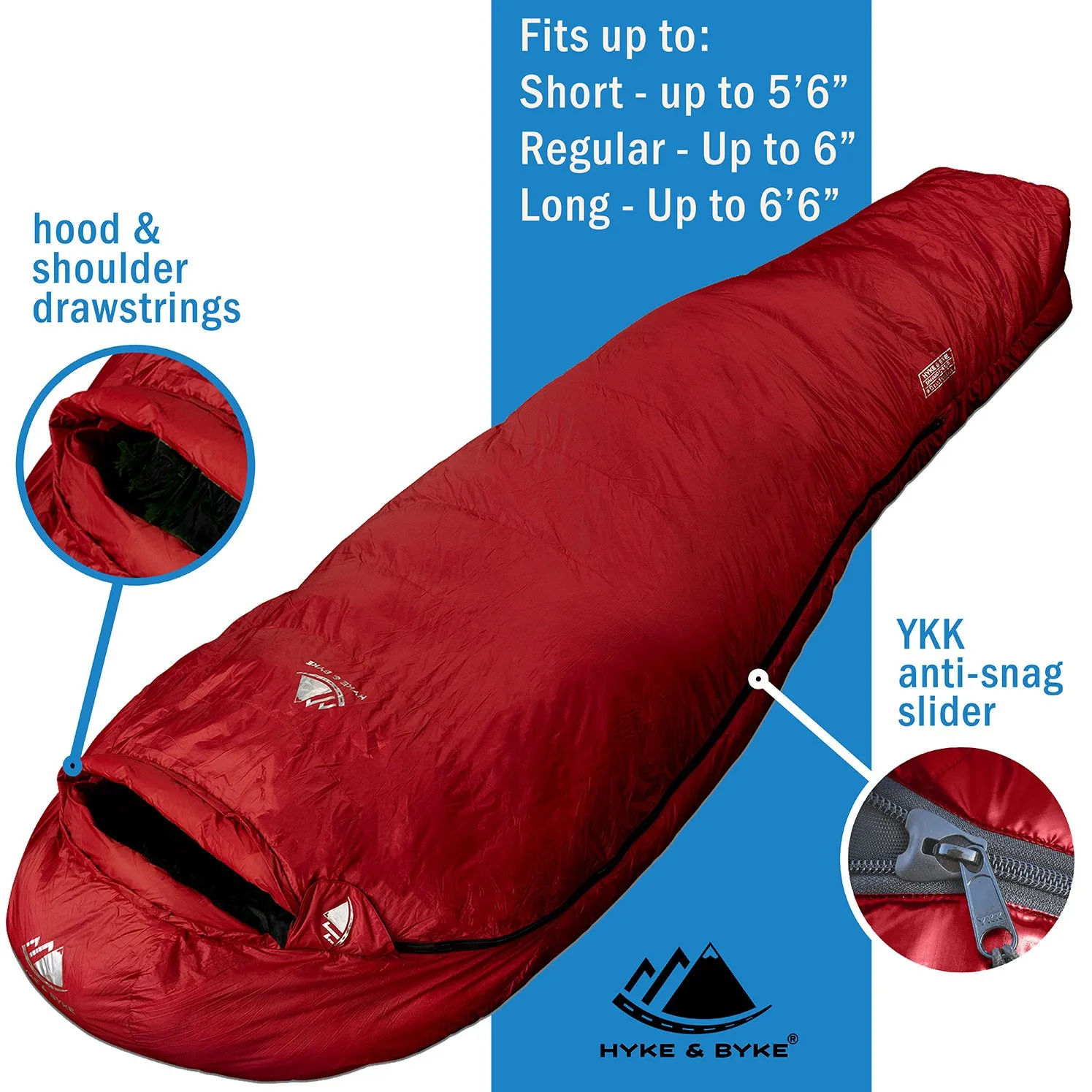 Snowmass 0°F Ultralight 650FP Down Sleeping Bag