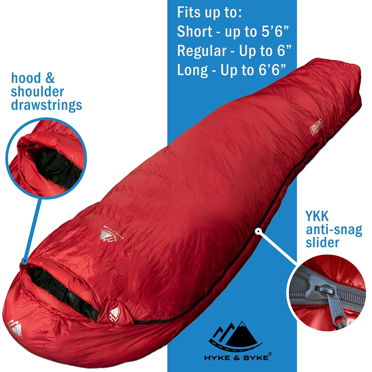Snowmass 0°F Ultralight 650FP Down Sleeping Bag