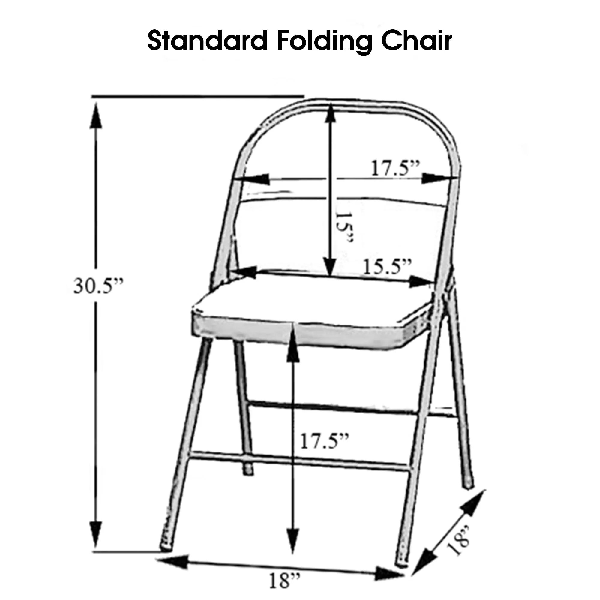 Stretch Spandex Folding Chair Cover Lavender