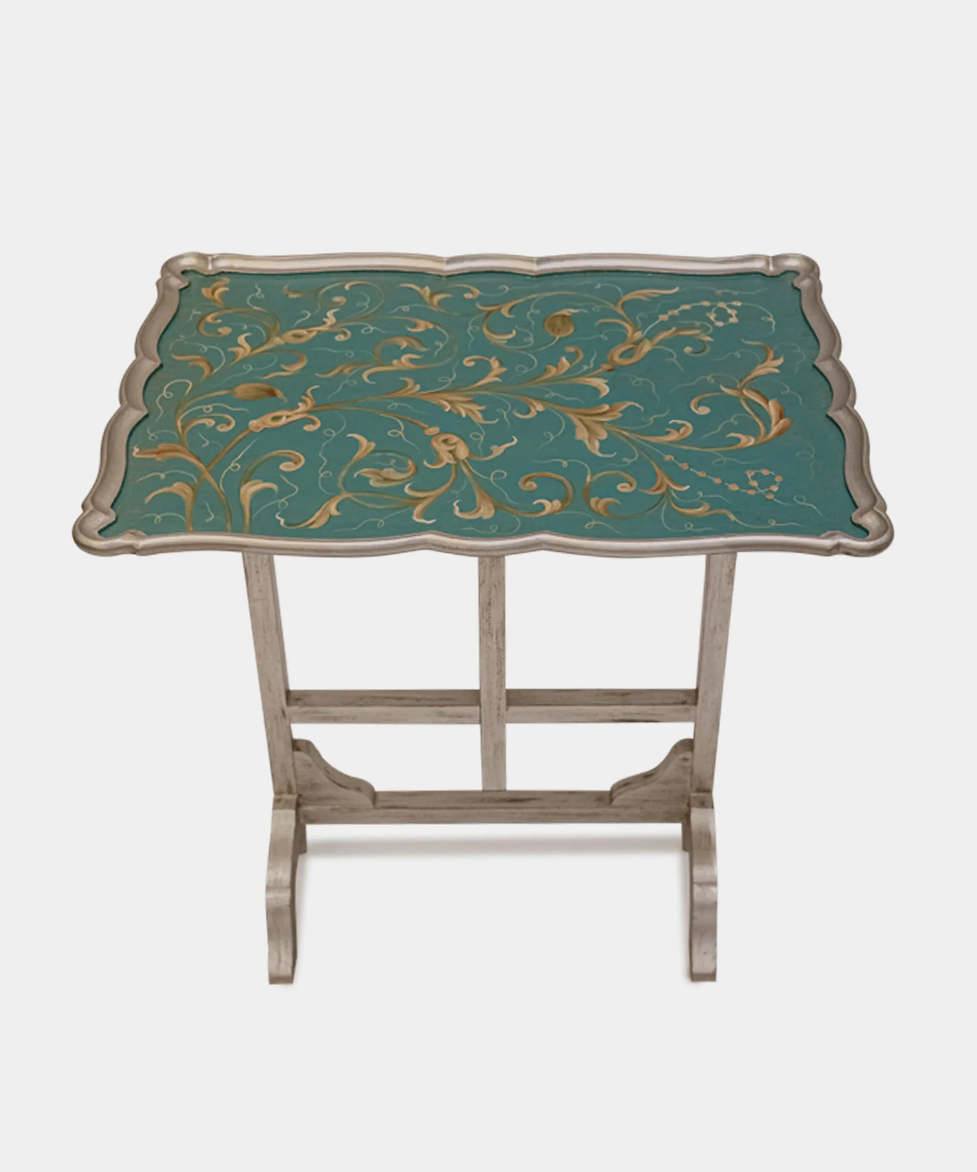 Teal Crush Folding Table