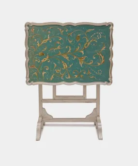 Teal Crush Folding Table