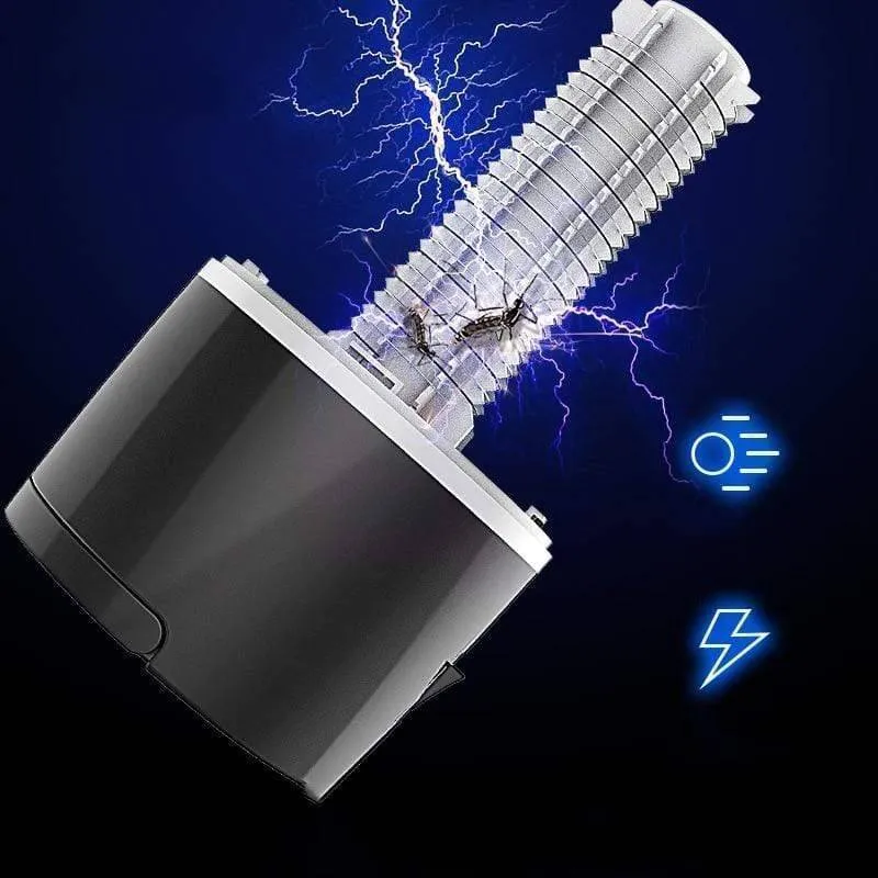 USB Rechargeable 2-in-1 LED Mosquito Killer Lamp - Portable Insect Zapper