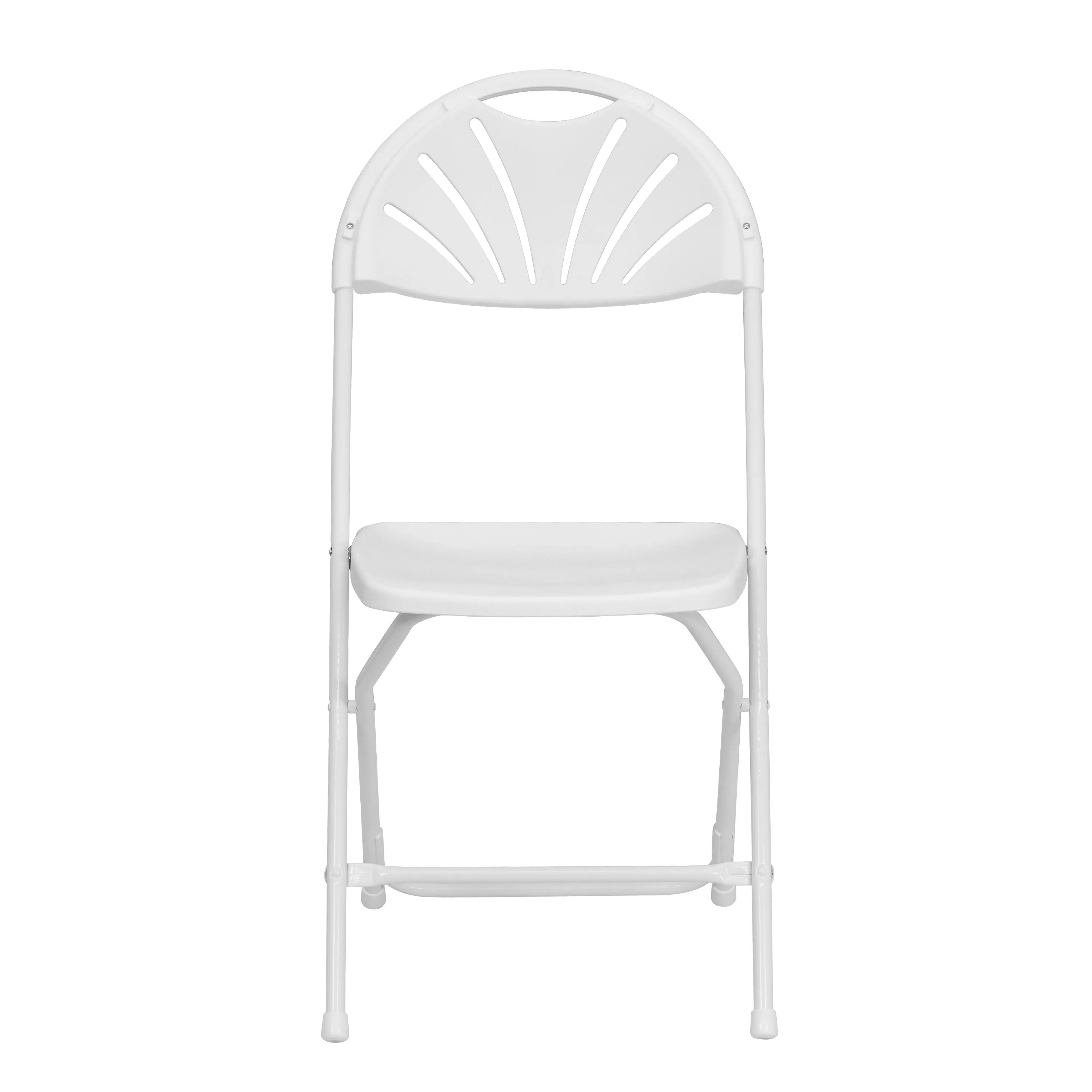 White Plastic Folding Chair 2-LE-L-4-WHITE-GG